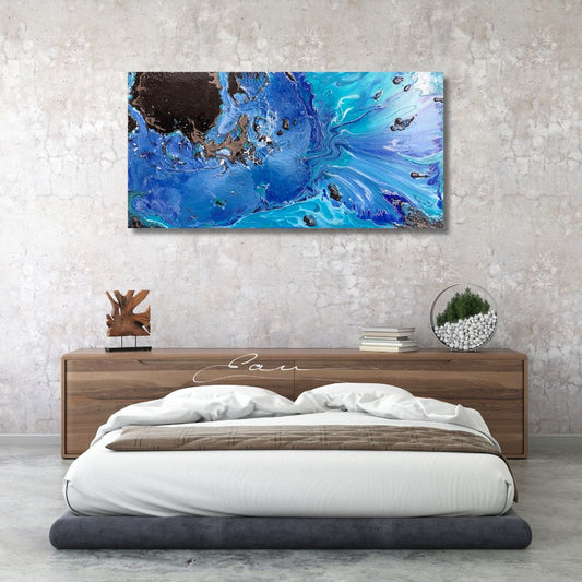 Surfing on black sand beaches of Hawaii