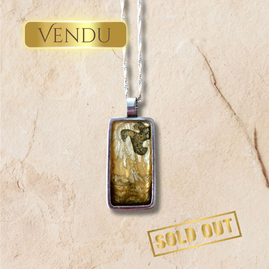 ✨ Pendentif Onyx – Racines Solaires