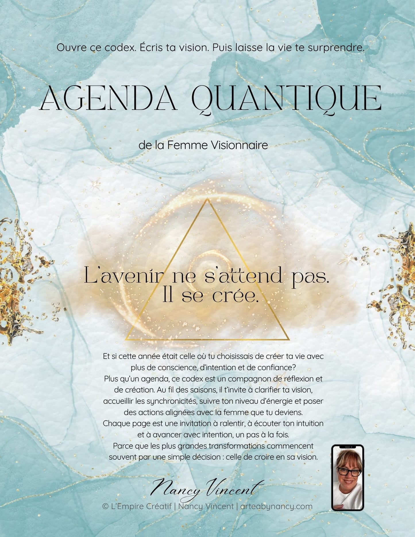 Agenda Quantique - de la Femme Visionnaire - 2027 (PDF Téléchargeable)