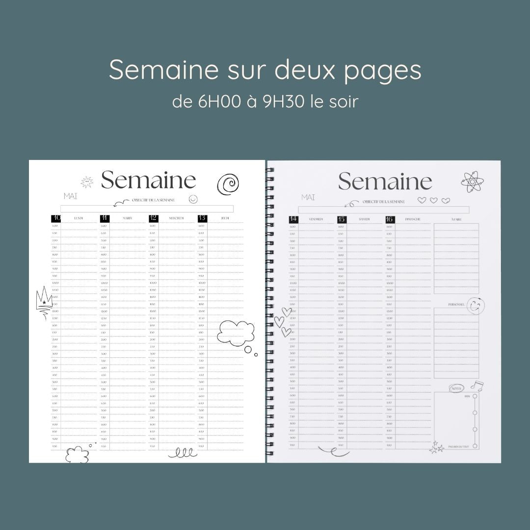 Agenda Quantique - de la Femme Visionnaire - 2027 (version imprimée)